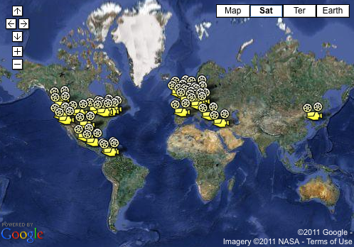 World Map Brazil. BYOB world map middot; byob world map