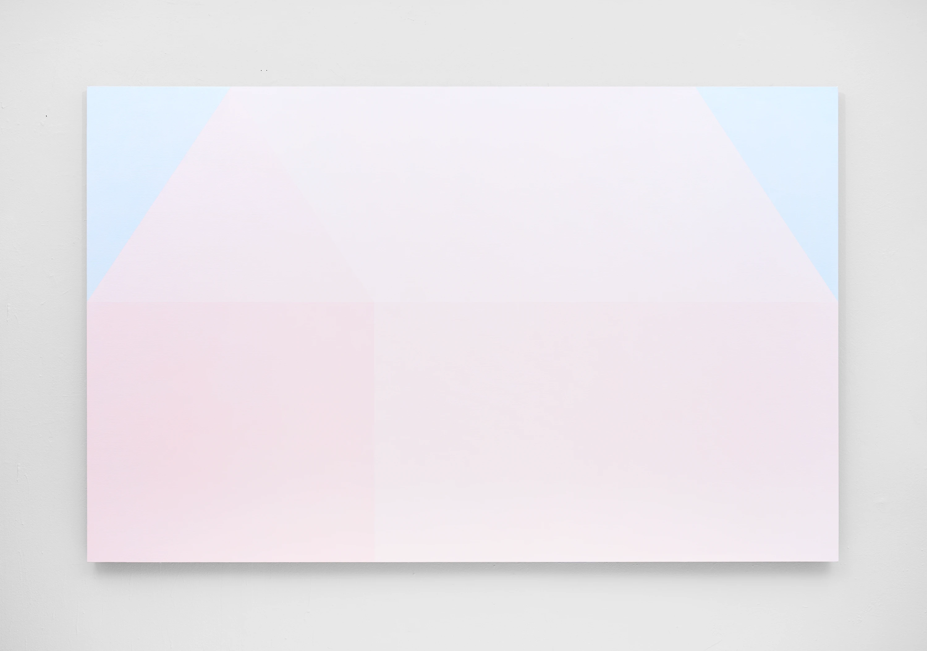 25 09 15 Pink House Blue Sky 120x190cm