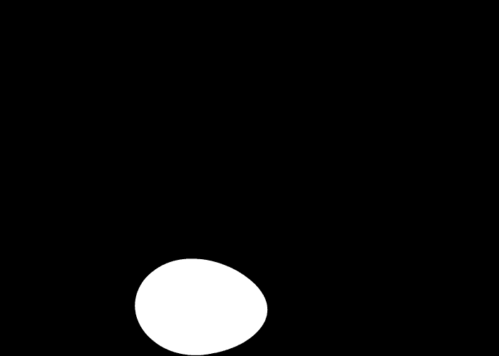 Rafaël Rozendaal - Trembling Egg (animated gif)