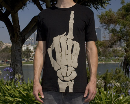 tagbanger finger tshirt