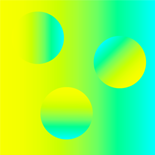 rotating gradient circles