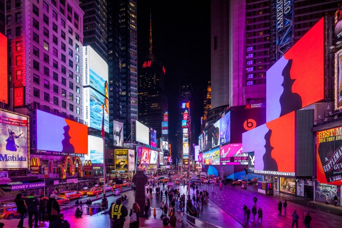 rafael rozendaal times square michael wells