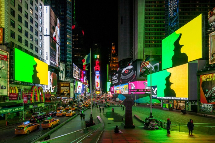 rafael rozendaal times square michael wells